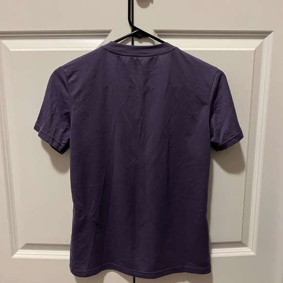 Women’s Adidas v-neck dri-fit t-shirt Purple - Picture 2 of 3
